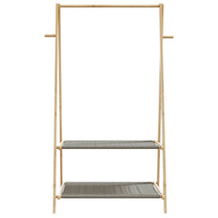 Clothes Rack Natural bamboo Bamboo Medium Foldable Clothes Rack