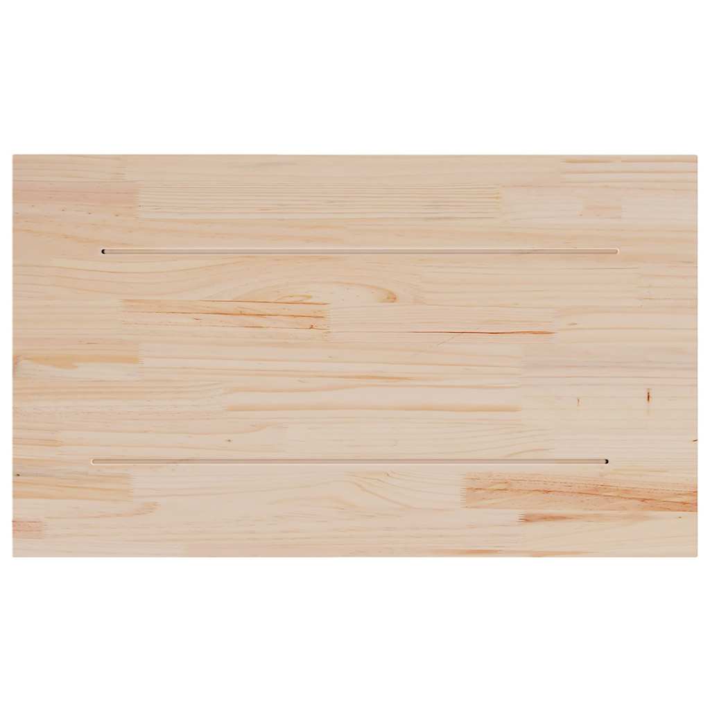 Table Top Set of 3 Natural Pine Solid Pine Wood Medium Durable – Bostome