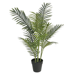 Fake Palm Tree Green Polypropylene, Iron Wire, Cement Medium