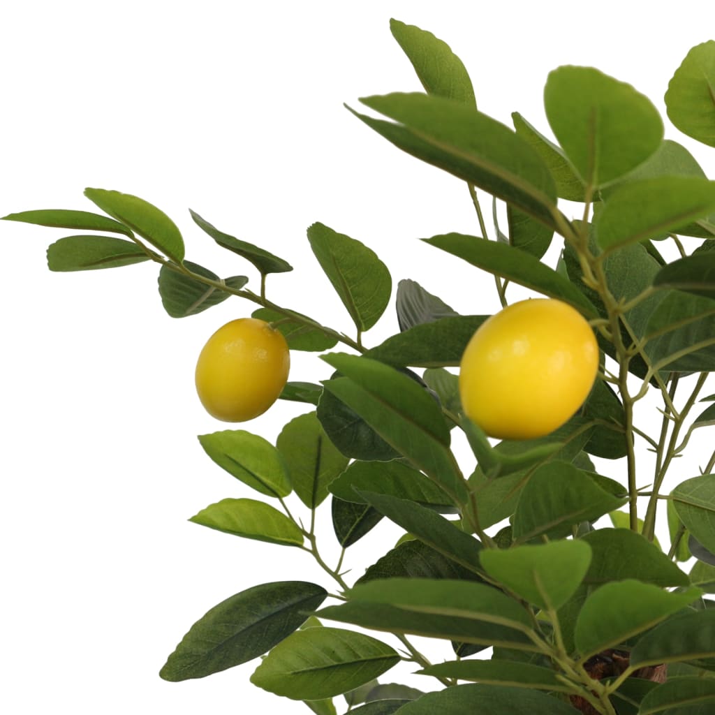 Artificial Lemon Tree with 3 Trunks Green 33.5 PP