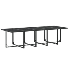 Garden Dining Set Black