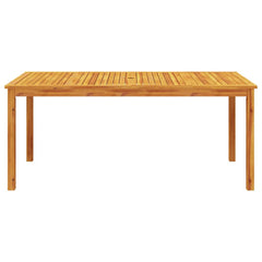 Garden Dining Set Natural Wood Solid Acacia Wood 8-Seater