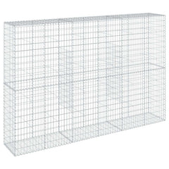 Gabion Basket Silver Galvanized iron Large Heavy Weight Endurance