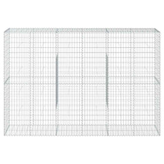 Gabion Basket Silver Galvanized iron Large Heavy Weight Endurance