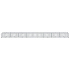 Gabion Basket Silver Galvanized iron wire Large Durable
