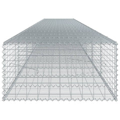 Gabion Basket Silver Galvanized iron wire Large Durable