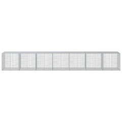 Gabion Basket Silver Galvanized Iron Large Heavy Weight Endurance