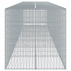 Gabion Basket Silver Galvanized Iron Large Heavy Weight Endurance