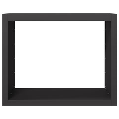 Firewood Rack Black 39.4x15.7x31.5 Steel
