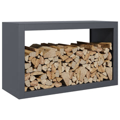 Firewood Rack Anthracite 39.4x15.7x23.6 Steel