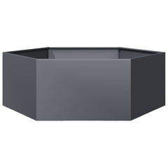 Garden Planter Anthracite Steel Large Durable Garden Planter
