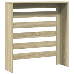 Radiator Cover Sonoma Oak 30.7x7.9x32.3 Engineered Wood