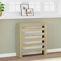 Radiator Cover Sonoma Oak 30.7x7.9x32.3 Engineered Wood