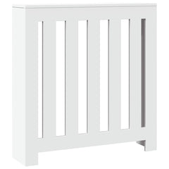 Radiator Cover White 30.7x7.9x32.3 Engineered Wood