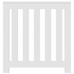 Radiator Cover White 30.7x7.9x32.3 Engineered Wood