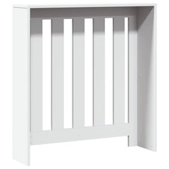 Radiator Cover White 30.7x7.9x32.3 Engineered Wood