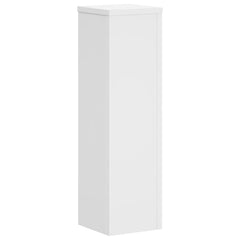 Plant Stands 2 pcs White 6.7x6.7x23.6 Engineered Wood
