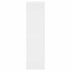 Plant Stands 2 pcs White 6.7x6.7x23.6 Engineered Wood