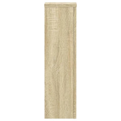 Plant Stand Set of 2 Sonoma oak Engineered wood Tall Modern