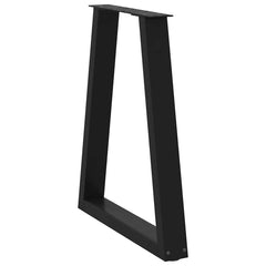 Coffee Table Leg Set of 2 Black Powder-coated steel
