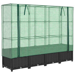 Raised Bed Black, Green Polypropylene (PP), Polyethylene (PE), Iron