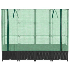 Raised Bed Black, Green Polypropylene (PP), Polyethylene (PE), Iron