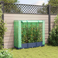 Raised Bed Blue Grey Polypropylene, Polyethylene, Iron Medium