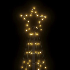 70.9-inch LED Christmas tree with 220 warm white lights for outdoor decor.