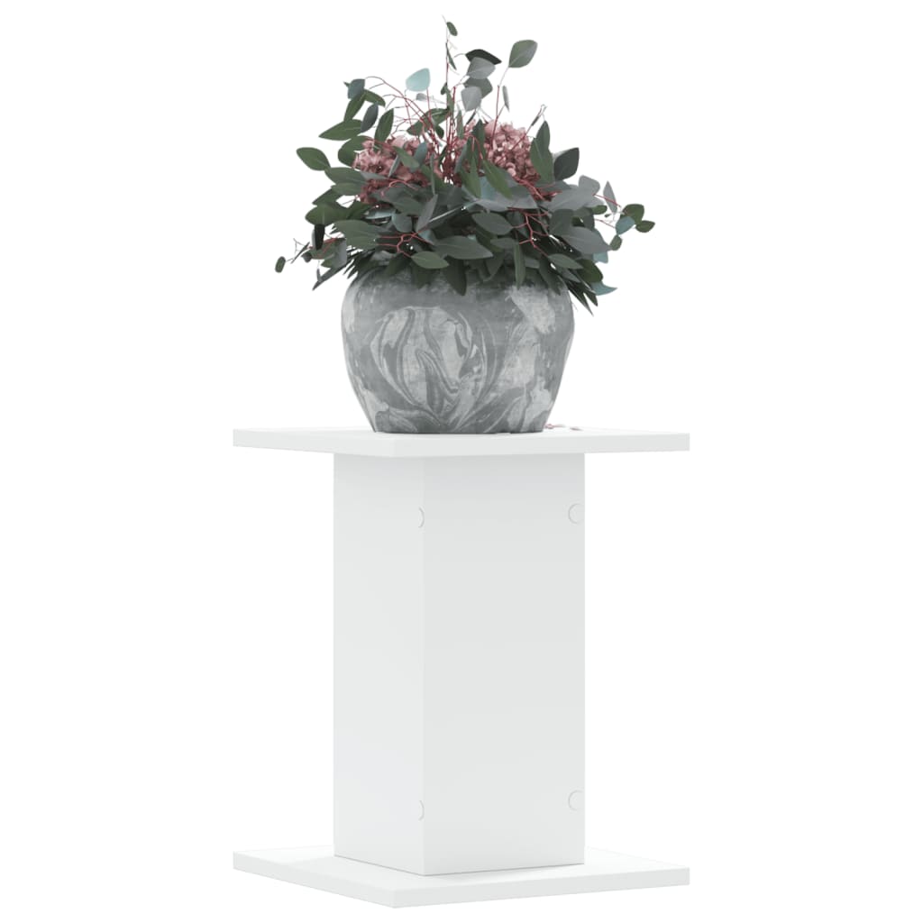 Plant Stand White Engineered wood 11.8 x 11.8 x 15.7 in