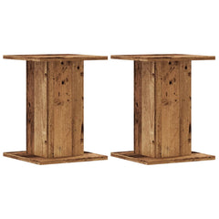 Plant Stands 2 pcs Old Wood 11.8x11.8x15.7 Engineered Wood
