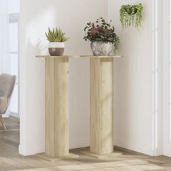 Plant Stand Sonoma Oak Engineered Wood Large Decorative Inlays