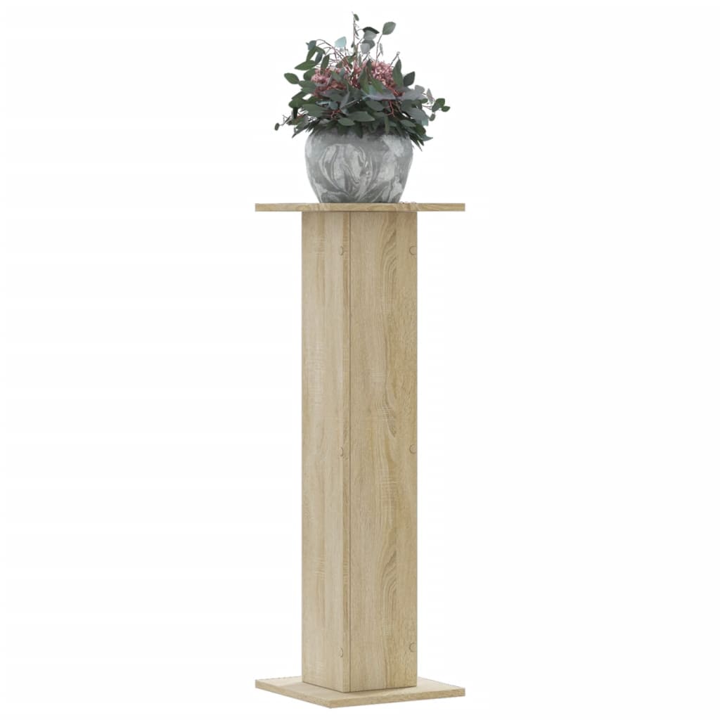 Plant Stand Sonoma Oak Engineered Wood Large Decorative Inlays