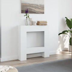 Fireplace Surround White 31.9x7.1x32.3 Engineered Wood