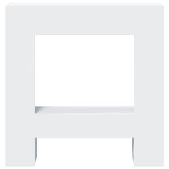 Fireplace Surround White 31.9x7.1x32.3 Engineered Wood