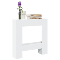 Fireplace Surround White 31.9x7.1x32.3 Engineered Wood