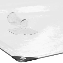 Plant Cover Transparent and black Polyethylene, nylon 2 x 16.4 ft