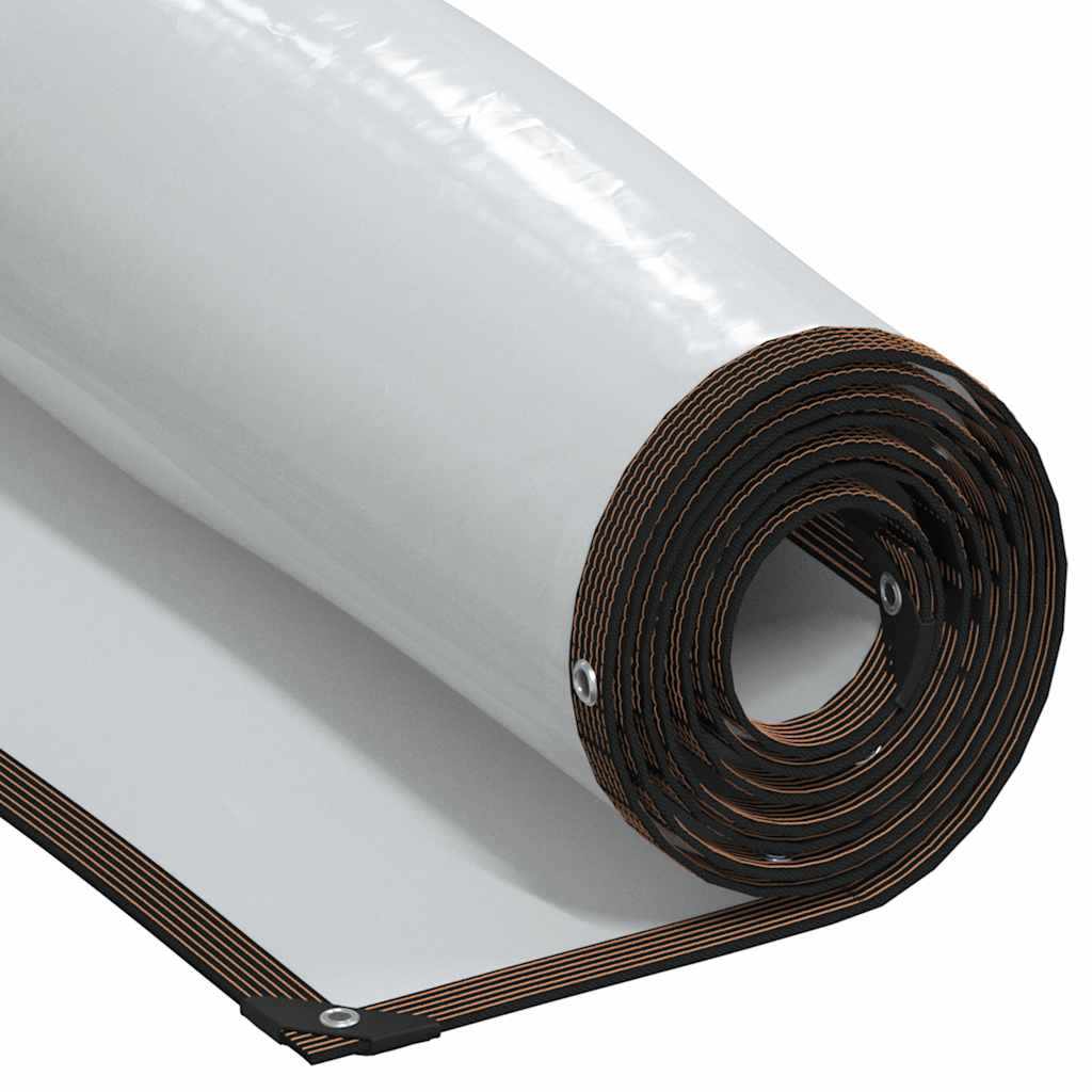 Plant Cover Clear and black Polyethylene 9.8 x 26.2 ft Foldable