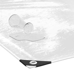 Plant Cover Transparent, White PVC 3.3 x 26.2 ft Water-resistant