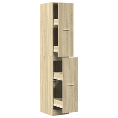 Apothecary Cabinet Sonoma oak Engineered wood Tall