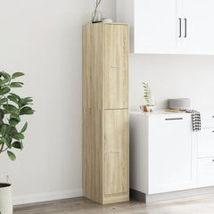 Apothecary Cabinet Sonoma oak Engineered wood Tall