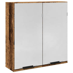 Mirror Cabinet Old Wood Engineered Wood, Glass Medium Modern