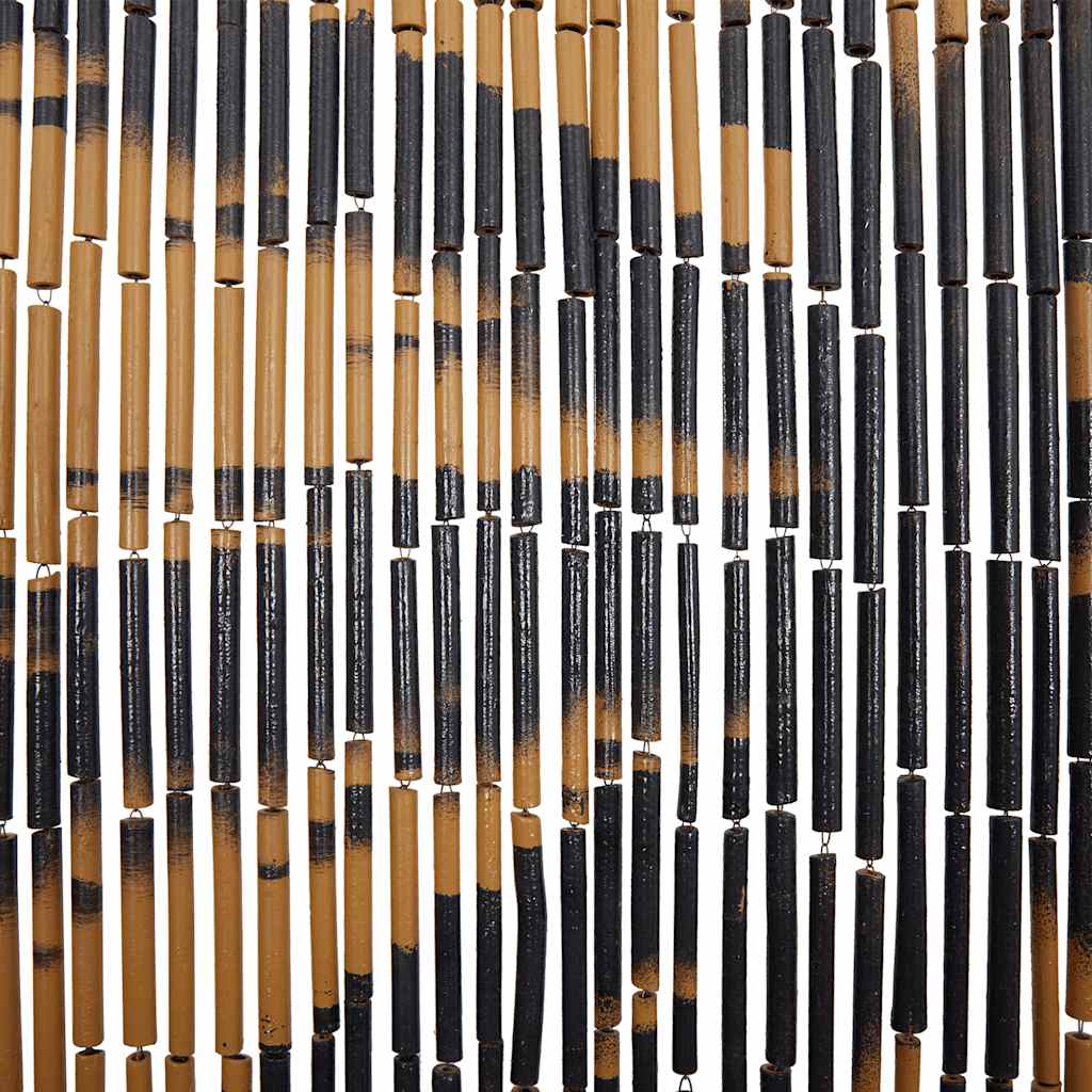 Bostome bamboo beaded door curtain with palm tree design, 39.4x78.7 inches, for insect protection.