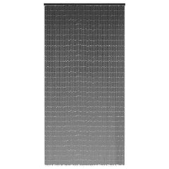 Dark gray bamboo insect door curtain with 100 strands and wooden rod, 39.4x78.7 inches.