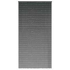 Dark gray bamboo insect door curtain with 100 strands, 39.4x86.6 inches, eco-friendly design.
