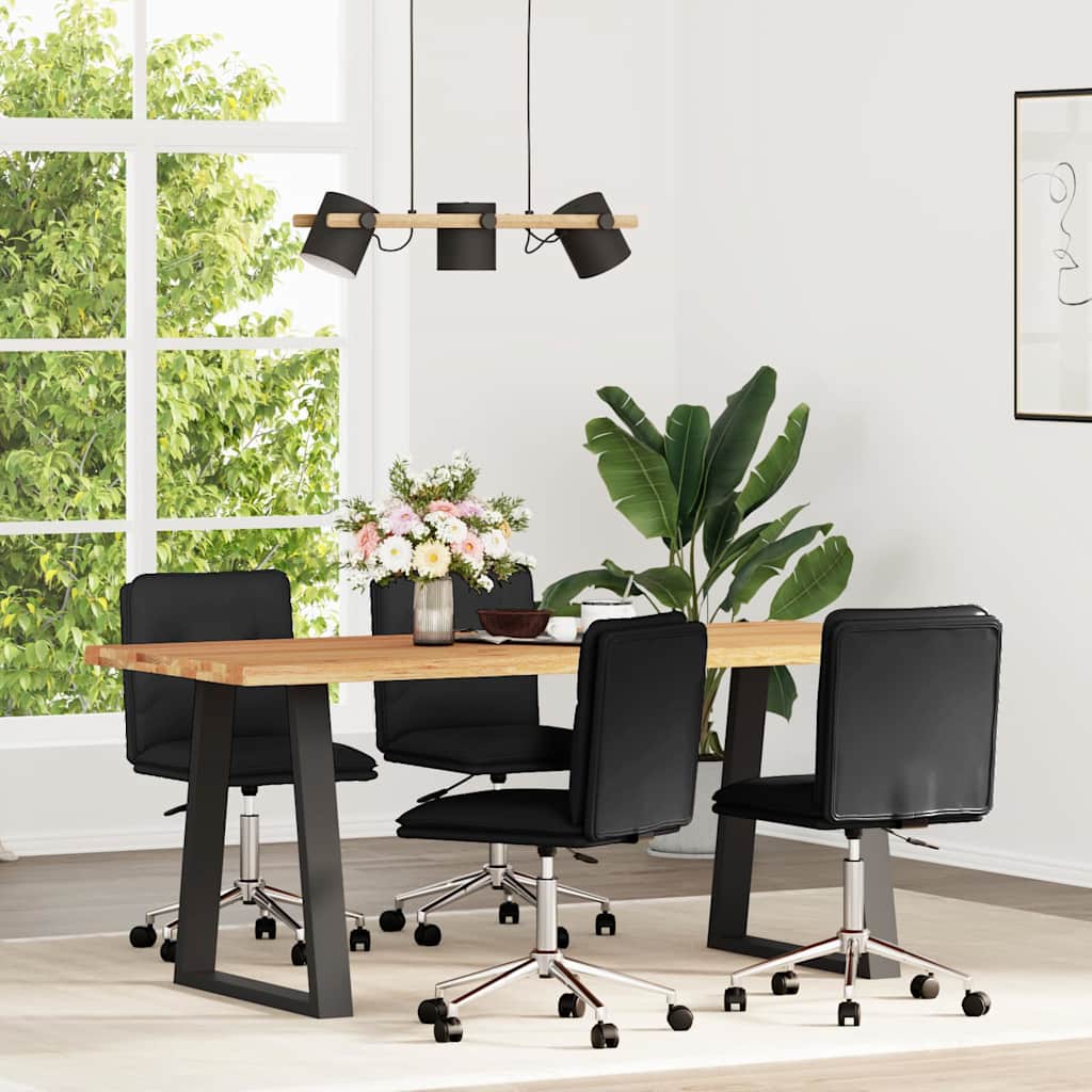 Dining Chair Set of 4 Black