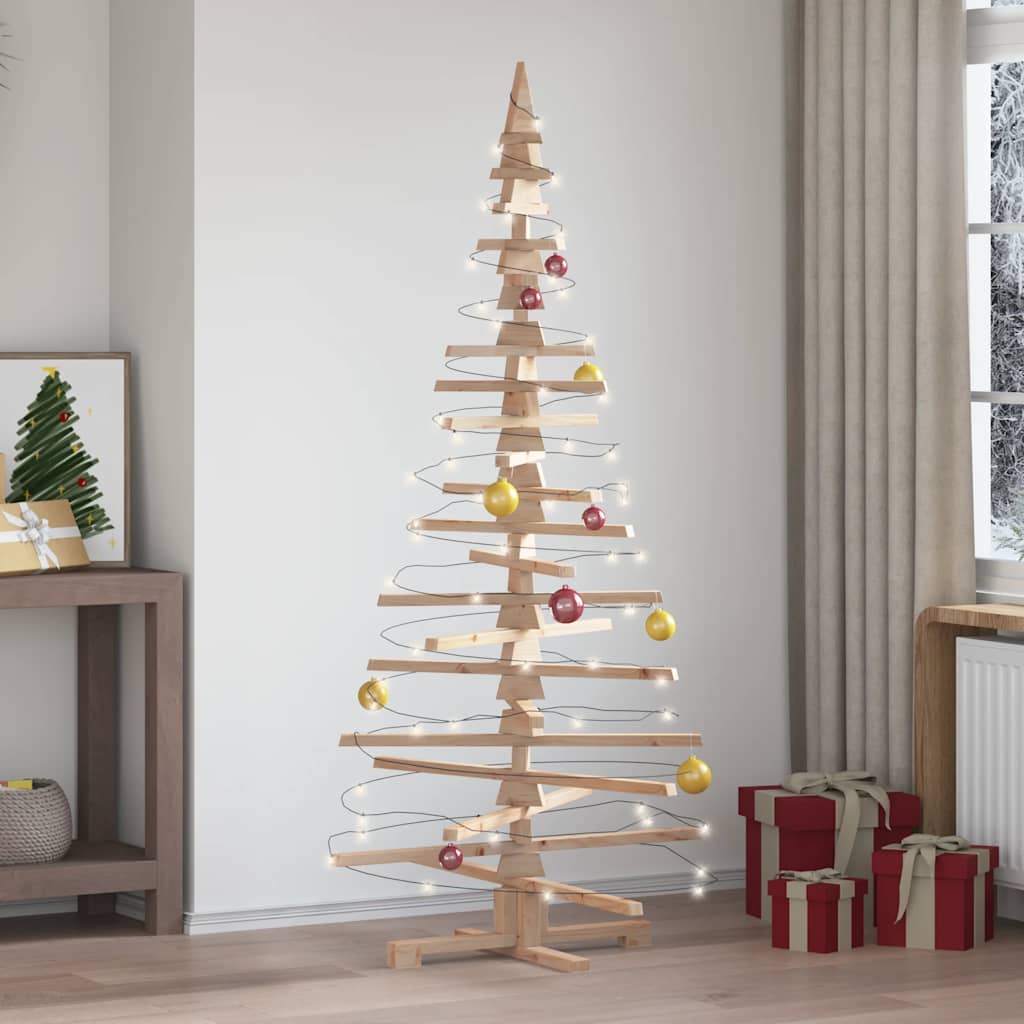 Wooden Christmas Tree for Decoration 70.9 Solid Wood Pine