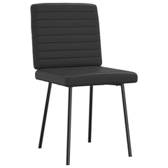 Dining Chair Set of 2 Black