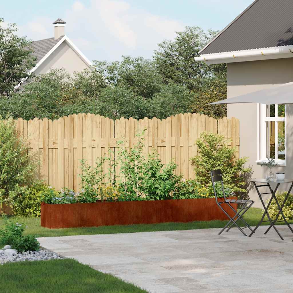Planter Rusty Weathering Steel Large Durable Planter