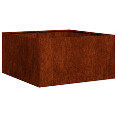 Planter Rusty Weathering Steel Large Decorative Inlays Planter