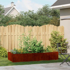 Planter Rusty Weathering Steel Large Decorative Inlays Planter